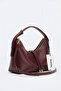 Women's Mini Size Top Detailed Long Cross Strap Hand & Shoulder Bag (20X16 cm)