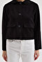 Buttoned Suede Short Basic Jacket 6176 - 6