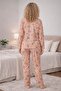 Women's 0431 Long Sleeve Suede Pajama Set - 2