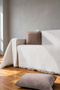 Cotton Textured Sofa Shawl 170X350 cm Battal Size – Fringed Tv Blanket & Decorative Sofa Cover - 2