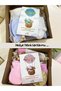 Welcome Baby Gift – Amigurumi Bear Toy, Muslin Blanket, Baby Brush, Wooden Memory Card - 6