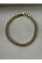 Xuping Women's Gold Color Thick Braided Chain Bracelet - for Casual and Stylish Combinations"