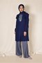 Shoulder and Embroidery Detail Shoulder Tunic with Volan 4120