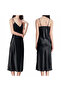 Nightgown Women Satin Spaghetti Strap Maxi CQ311 - 3