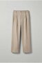 Men's baggy fit elastic waist pants beige