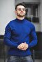 Seka 815 Cotton Slim Fit Men's Half Fisherman Sweater - 2