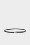 Women's Faux Leather Dress Belt F8373Axns