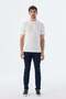 White Slim Fit Crew Neck T-Shirt - 2