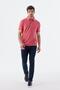 Dusty Rose Button Detailed Slim Fit Polo Neck T-Shirt - 2