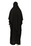 ملاءة سرير لحفلات الزفاف من Sultanbaş، مقبض عباية Cilbab Khimar، ياقة مطاطية، حجاب Ferace Medine Silk - 2
