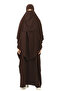 ملاءة سرير لحفلات الزفاف من Sultanbaş، مقبض عباية Cilbab Khimar، ياقة مطاطية، حجاب Ferace Medine Silk