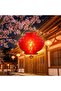 2-Pack Large Plastic Lanterns 45x35cm – Oversized Red CNY Hanging Decor for Grand Displays - 5