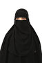 ملاءة سرير لحفلات الزفاف من Sultanbaş، مقبض عباية Cilbab Khimar، ياقة مطاطية، حجاب Ferace Medine Silk - 4