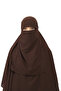 ملاءة سرير لحفلات الزفاف من Sultanbaş، مقبض عباية Cilbab Khimar، ياقة مطاطية، حجاب Ferace Medine Silk - 7