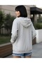 Zippered Hooded Unisex Sweatshirt Cardigan - 5