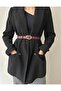 Impress Half Ring Patterned Women's Gold Buckle Belt Jacket Belt Dress Belt Trouser Belt