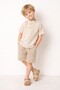 Stylish Shirt, Striped, Adjustable Waist, Short Sleeve Shorts, 2-Piece Set, Children's and Baby Clothing, Special Quality - 2