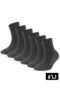 Men's 6-Piece Bamboo Socks Half-Toe Long-Lasting Use (11700)