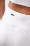 Women's White 2 Layer Sports Shorts - Tights with Shorts 2in1 - 6