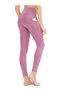 Women's Lavender High Waist Double Pocket Compacting Sports Leggings