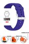 16mm Fossil-Welder-Casio-Seiko-Omega-Armani Watch Compatible Silicone Watch Band Strap A7216Mm - 2