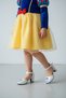 Girls' Cotton Princess Illustrated Little Comfortable Square Heel Evening Dress Shoes - 7