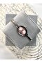 Vintage Open Inside Pink Silver Women's Wristwatch - 3
