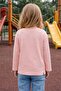 Girls' Sequin Embroidered Long Sleeve Cotton Combed Blouse - 2