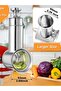 Dishwasher Safe,Stainless Steel Slicer/Shredder Attachment for KitchenAid Stand Mixer, Salad Mach... - 7