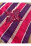 Local Handwoven Organic Cotton Striped Buldan Handwoven Lasele Throw Pillow Cover - 4