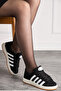 Unisex Black White Sneaker Sports Shoes - 2