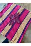 Local Handwoven Organic Cotton Striped Buldan Handwoven Lasele Throw Pillow Cover