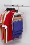 5-Piece Rose 5-Tier Trouser Hanger for Inside the Wardrobe, Clothes, Shawl, Scarf Hanger, Stainless Metal - 3