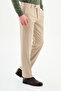 Düz Slim Fit Classic Men's Trousers Beige - 38342.26Y - 3