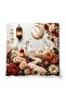 Double Sided Printed Set of 2 Suede Throw Pillow Covers - Ramazan Bordo - Ramadan Kareem - 2