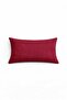 Velvet Textured Burgundy Throw Pillow Cover (1 Piece) - 2