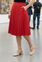 Cream Mary Jane Open Back Square Toe Short Block Heeled Women's Shoes with Baretli Belt Detail - 2