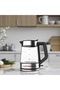 غلاية ماء كهربائية زجاج اضاءة ليد داخلي جهد 220W سعة 1.7 L - 3