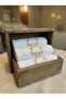 Set of 3 Kitchen and Hand/Face Towels 30X50 cm 100% Cotton