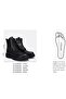 Large Size Women's Boots 41-42-43-44-Black Leather - 3