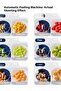 Electric Grape & Small Fruit Peeler - Portable USB Rechargeable Automatic Fruit/Garlic Peeler (Blue) - 4