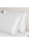X Tencel ™   Lyocell Set of 2 Flounce Pillowcases White