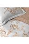 Etienne Cotton Satin Double Duvet Cover Set Gray - 2