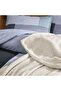 Taç Larive Ranforce Double Blanket Winter Set Blue - 2