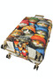 (My # 147 Cat with a Hat) Case for a Luggage Colorful-Medium Size - 4