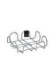 Shiny Silver 18 cm Napkin Holder Large Size Napkin Stand Cafe Restaurant Hotel Stainless Metal - 3