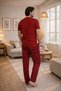 Summer Short Sleeve 100% Cotton Men's Pajama Set - Father's Day Special Series - 3