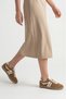 Women's Sneaker Lace-Up Flat Sole Sports Shoes Tiyone Tan Suede - 7