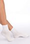 Unisex White Cotton College Socks Set 5 Pairs - 2