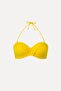 63549 Yellow Strapless Bikini Top - 4